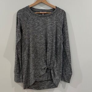 Soft Sweater with Front Knot - Juicy Couture - Gray